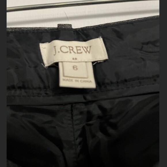 J Crew Factory Metallic Cropped Pant - Picture 3 of 3